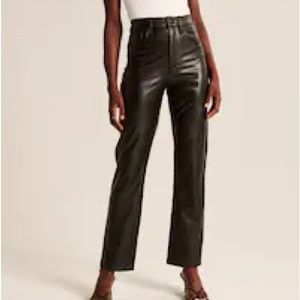 Abercrombie Leather 90s Straight Pants